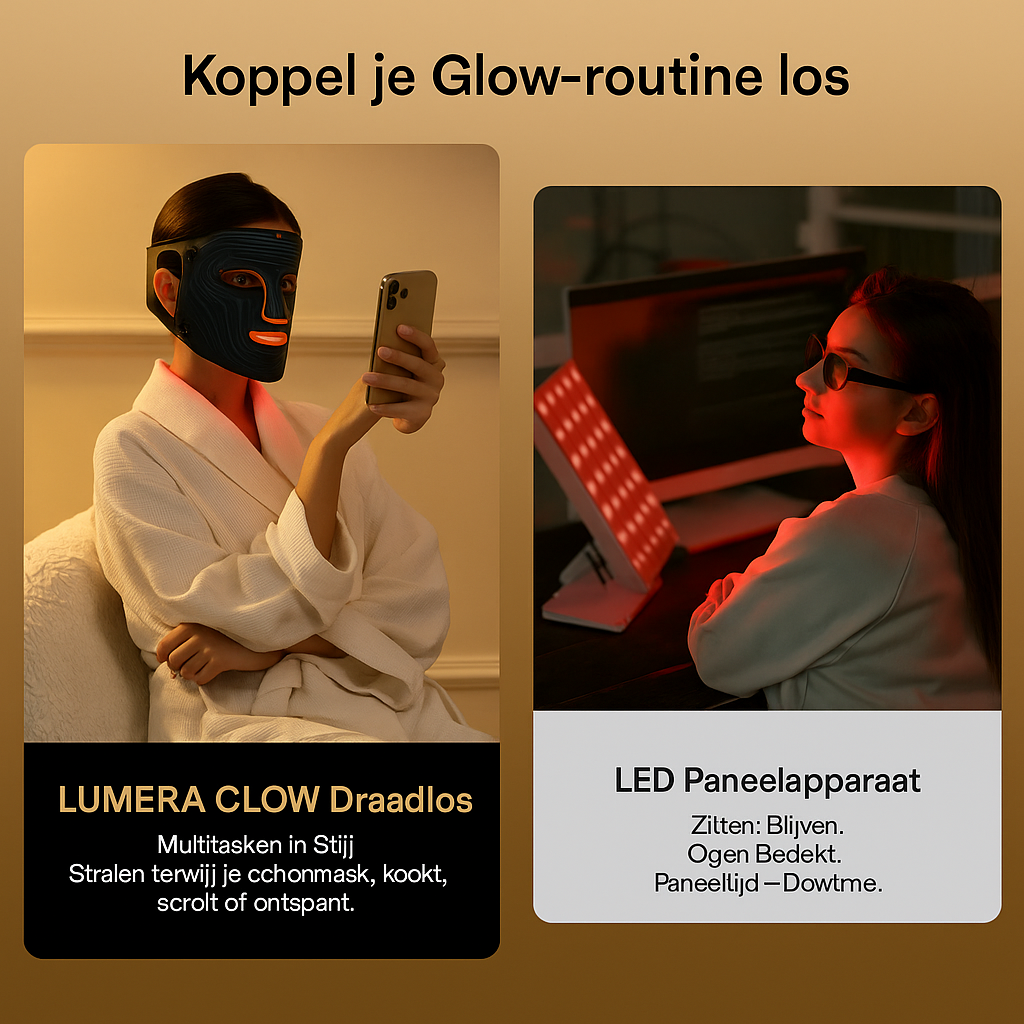 LUMERA Kabellose Rotlichtmaske