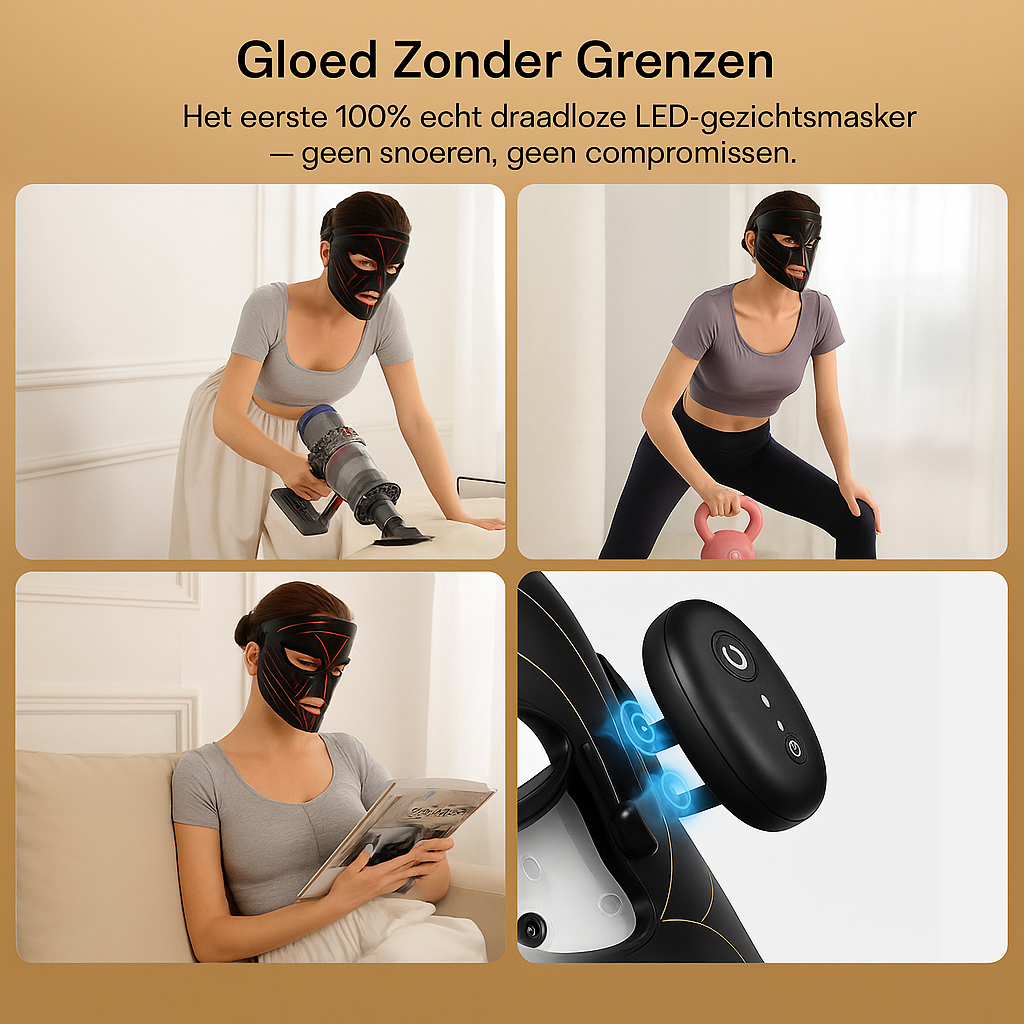 LUMERA Kabellose Rotlichtmaske