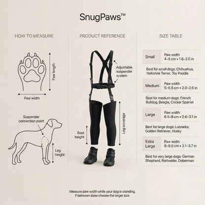 SnugPaws Premium - Because happy paws mean happy walks.