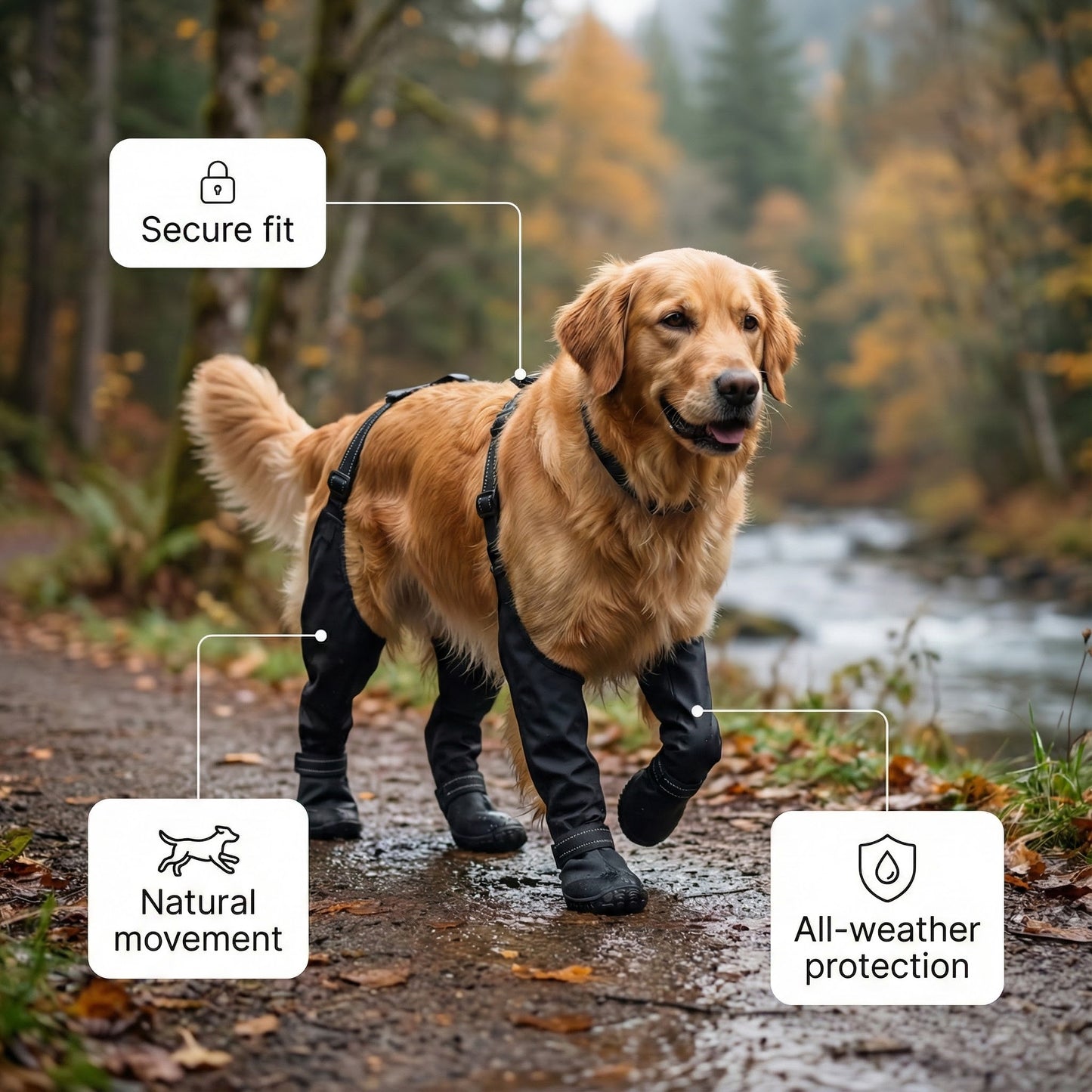 SnugPaws Premium - Because happy paws mean happy walks.